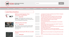 Desktop Screenshot of etnow.com